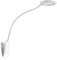 LED Lampe à pince Harumi (Avec variateur d'intensité tactile) avec une connexion USB intensité variable (Moderne) en Blanc e. a. pour Salon & Salle manger (1 lampe,à), poser