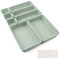 Schubladen Einlagen 8 Stk Trennsystem Gewürz Organizer Schublade Grün Trenner Bad Organizer Boxen Set mit Silikon-Anti-Rutsch-Kugel Hemnes Kommode Küche Schreibtisch Utensilien