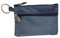 LOLUNA® Petit Porte-Monnaie Cuir véritable Pratique - Carte bancaire - Clé - Compact Plat pour Homme et Femme Plusieurs Couleur (Bleu Marine)