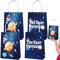 Papiertüten Weltraum-Partytüten Astronaut Papier Geschenktüten,4 Stück Süßigkeiten Beutel Mitgebsel Tüten mit Griff Astronaut Mottoparty Geschenktüten für Jungen Kindergeburtstag,Giveaways Party Deko