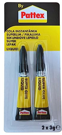Pattex Sekundenkleber - Hochwertiger Sofort-Klebstoff für schnelle und starke Verbindungen, Superkleber - Ideal für Reparaturen im Haushalt & Werkstatt, 2x 3g