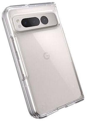 Speck Klare Google Pixel Fold Handyhülle - Einteilige Faltbare Anti-Vergilbung Handyhülle mit Fallschutz - Presidio Perfect-Clear Fold