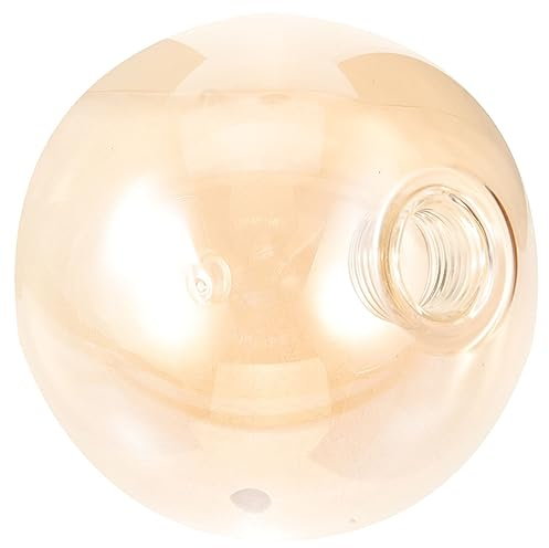 OSALADI Globe De Verre G9 Globe Verre Abat-Jour Ambre Couleur Fil Cou Abat-Jour Ampoule Garde Couvercle Remplacement Pour Mur Pendentif Étage Applique Fournitures D'éclairage