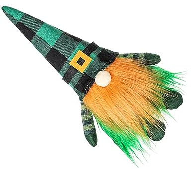 MUCKLILY Irische Ornamente handgefertigte Ornamente st. Patricks Day Zwerge Tischdekoration das Gnom Plüschpuppe Tomte Gnom schmücken Irland Yingschi Baby Stoff