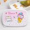 Transparent Gift Fiambrera Infantil Personalizada con Nombre Gatitos. Fiambreras para Niños y Niñas. Porta Bocadillos para Excursión, Colegio y Guardería. Caja Almuerzo y Merienda Vuelta al Cole