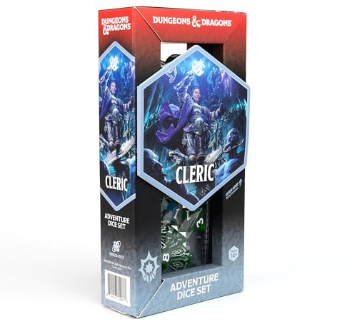 D&D Adventure Dadi (Classe Chierico: Oro)