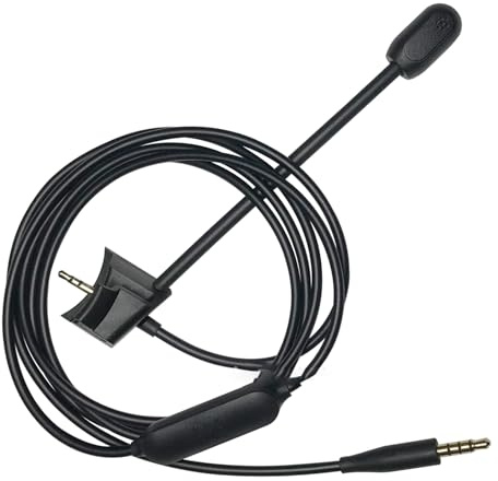 Abnehmbares Boom Mikrofon Mit Inline Stummschaltung Verbessert Spielen Für QC35 II Und QC35 Kopfhörer Verschiebungsmikrofonkabel