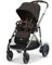 CYBEX Gold Kinderwagen e-GAZELLE S, Ab Geburt bis ca. 4 Jahre, Max. 22 kg (Single-Modus) / 2x 22 kg (Duo-Modus), All-in-1-System mit E-Antrieb und 20+ Konfigurationen, Chocolate Brown