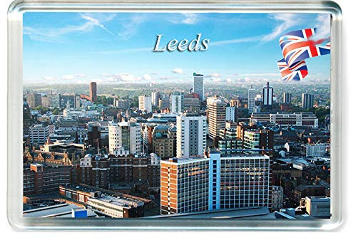H386 Leeds Jumbo Fridge Magnet UK Travel Refrigerator Magnet