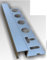PROFILO PER PIASTRELLE JOLLY ALLUMINIO LUCIDO SATINATO MM.10 12 H 2.50MT MATTONELLE (Satinato, H10mm 2,5ml QUADRATO)