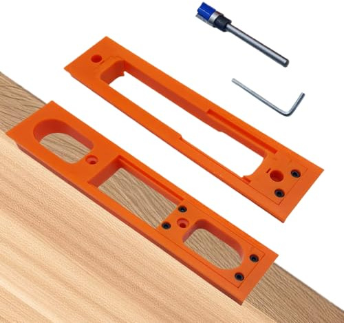 Vorlage für Scharniere für Türen, Fräser für Türen | leichtes Werkzeug für schnelles und präzises Anbringen für Installation, Reparatur, Zimmerei, Anfänger, Außenbereich
