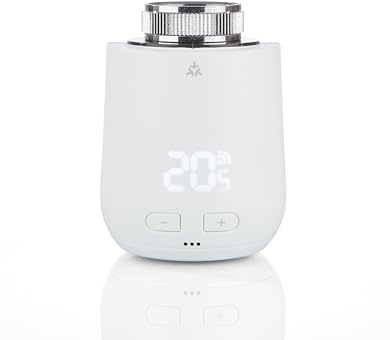 Eurotronic Comet Zero Matter, régulateur d'économie d'énergie avec Support sans Fil Mat (programmable Individuellement, Alexa, Google, Compatible Apple & SmartThings)