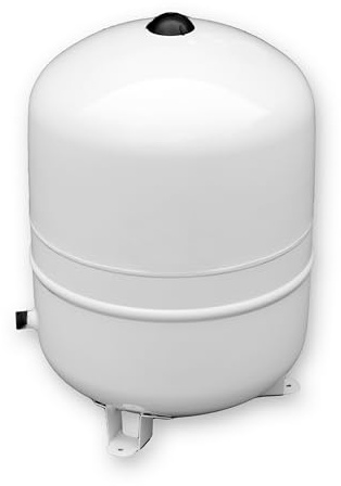 SUNEX Membran-Ausdehnungsgefäß 50L, 10 bar, 2,5 bar Vordruck, G 3/4 Zoll Anschluss, Druckausdehnungsgefäß für Solar- und Heizungsanlagen, -10 bis 100 °C, Ø 380 mm