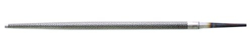 Nicholson Round Hand File Without Handle, Single Cut, American Pattern, Bastard Cut, 10 Length