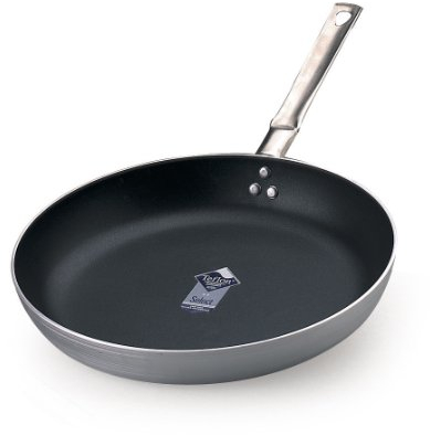 Pentole Agnelli FAMA11BBSEL24 Select Padella Svasata Bassa con Manico, in Alluminio, 24 cm, Argento