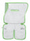 Italbaby 050.0030 Universal-Sitzauflage für Kinderwagen, wendbar, mit Frottee Grün/Limette