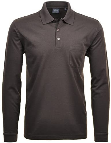 Ragman Herren-Poloshirt, Mokka, XL