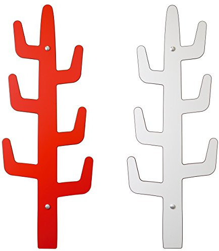 Creativando Wandgarderobe SAGUARO Rot-Weiss