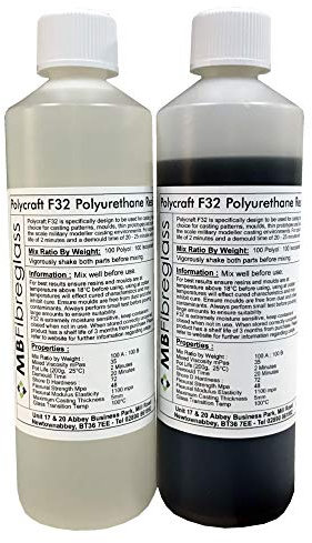 Polycraft F32 Fastcast Polyurethane Casting Resin - 1kg Kit