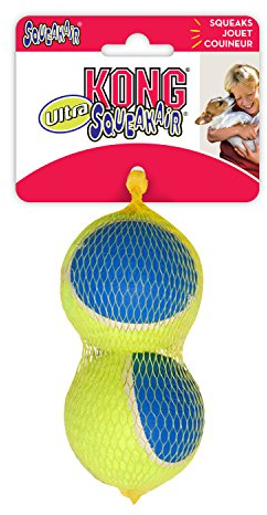 KONG Ultra Squeak - Air Ball-Hundespielzeug, Größe L