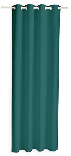 Today Rideau Occultant Vert Emeraude/ Polyester/ 140 x 260 cm