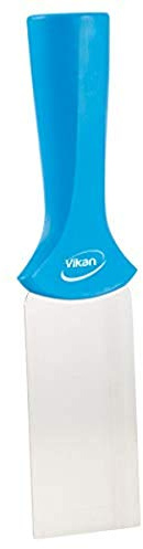Vikan 40103 2” Stainless Steel Handle Mounted Scraper, Blue