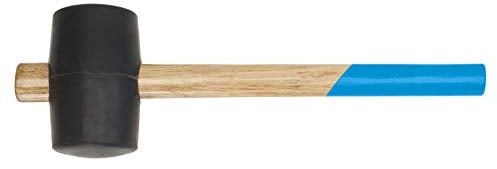 Fervi 0148/500 Gummihammer, 0,5 kg