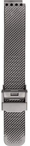 BERING Unisex Erwachsene Uhrenarmband - Max René Collection mit Edelstahl PT-15531-XXXX, Grau