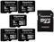 Gigastone Micro SD Card 16GB 5-Pack with 1x SD Adapter + 2x Mini-case, FHD Video, Surveillance Security Cam Action Camera Drone, 85MB/s Micro SDXC UHS-I U1 Class 10