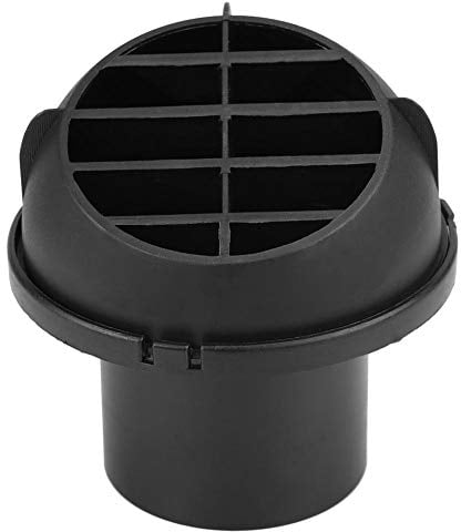 EVGATSAUTO Drehbarer Auslauf für Warmluft Entlüftungskanal, 60 mm Warm Lüftungsauslass für Auto Heizungskanäle für Eberspacher Webasto Propex, Klimaanlagenregister