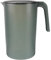 Carafe à Eau En Plastique 2,5L Avec Couvercle Et PoignéE, Pichet à Jus Pour Boissons Froides Et Chaudes, IdéAl Pour Maison, FêTes, Restaurants - Noir