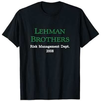 Lehman Risk Mangement Dept Vintage Corporate Trader Geschenk T-Shirt