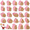 Ausstechförmchen Weihnachten, 24 PCS Weihnachten Keksausstecher,Plätzchenformen für Kinder,Fondant Ausstechformen,Cookie Cutter, Cookie Backen Form,Kinder Backen Küche Zubehör