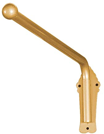 Cradling Tringle à rideaux à bras pivotants avec embouts - 40 kg - Diamètre : 25 mm - Pour cuisine, salle de bain