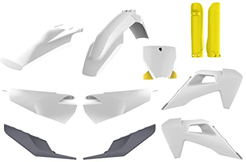 POLISPORT 91121 - Polisport MX Plastic Replica Kit for those looking for OEM Quality for Husqvarna Motorcycles in OEM Colour