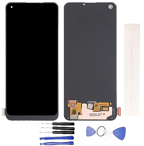 Jaytong LCD de repuesto para Op-po Real-me 8 4G RMX3085 pantalla LCD táctil Asamblea (negro)