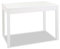 ASTIMESA Mesa de Cocina, Blanco, 100x60cm-extendida 150x60 cms