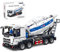 FULHOLPE Technik Betonmischer-LKW Bausteine Modellbausatz, 2432 Klemmbausteine LKW 2.4G/APP RC Mischmaschine Bauset Konstruktionspielzeug Kompatibel mit Großen Marken