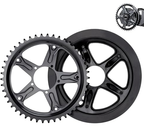 Fahrradkettenring BBS Kettenblatt 46T für BAFANG BBS01 BBS02 BBS01B BBS02B Mittelmotor Kit Elektrofahrrad Ersatzteile