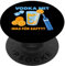 VODKA MIT WAS FÜR SAFT? - Party Outfit Wodka Orange PopSockets mit austauschbarem PopGrip