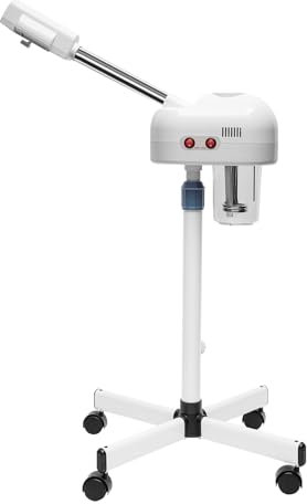 MINRS Evaporatore viso 2 in 1, 800 W, per sauna facciale, evaporatore per sauna, idratante, strumento di bellezza per famiglie, saloni di bellezza, spa