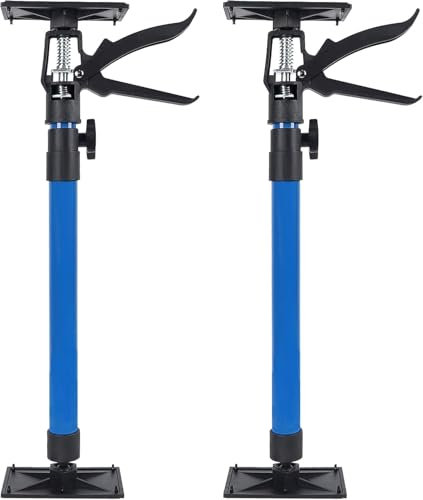 HEYOUTH 2x Puntales Extensibles,Puntales Telescopicos,Puntal Extensible,Puntales de Obra 50-115cm,Ajustable Puntal Telescopico Acero Robusto para Construcción Obras,Carga 40KG