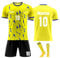 Fussball Geschenke Jungen Personalisiertes Fussball Trikot Kinders Erwachsene Fusstball Shirt Shorts Socken Set mit Name Nummer Team Logo Personalisierte Fußballtrikot Jungs Mädchen