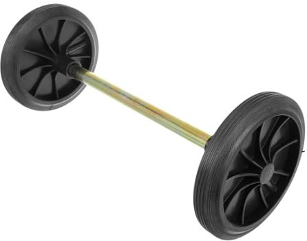 CHILDWEET Replacement Rubber Wheel for Trash Can for Garden and Street Use and Easy to Install