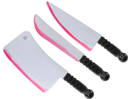 Insanguinati Di Halloween - 3 Pezzi Di Oggetti Di Scena Simulati Accessori Per Costumi Spaventosi Per Adulti