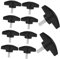 Abaodam 10pcs Thumb Screw Clamping Wing Knobs for Microphone Stands Coarse Thread for Quick Release Recording and Broadcasting Applications