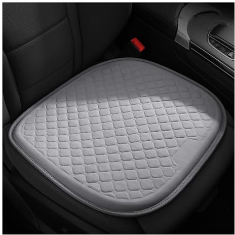 BFRDGE Sitzkissen Auto, für Mini Cooper F55 F56 2015-2022 2023 Vordersitze Sitzauflage aus Memory Foam, Orthopädischer Sitzpolster für Autositz,C Grey