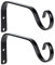 Kisangel 2pièces Fer Forgé pour Plantes Support Mural Résistant pour Pots De Fleurs Lanternes Et Décorations Extérieures