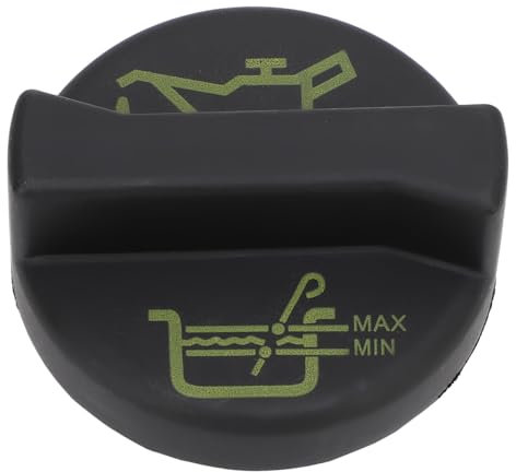 Phefop Tappo di Riempimento dell'olio Cover Serbatoio dell'olio Motore Tappo d' 71740676 Materiale ABS Sicuro Sigillazione Compatibile con 500 Grande Punto Evo 1.2 8V MK2B Punto Panda Idea Seicento