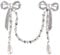 LRXIYODE 1Pièce Broche Perles pour Femmes avec Design Élégant et Chaîne Broche de Poitrine à Accessoire pour Robe pour et Occasions